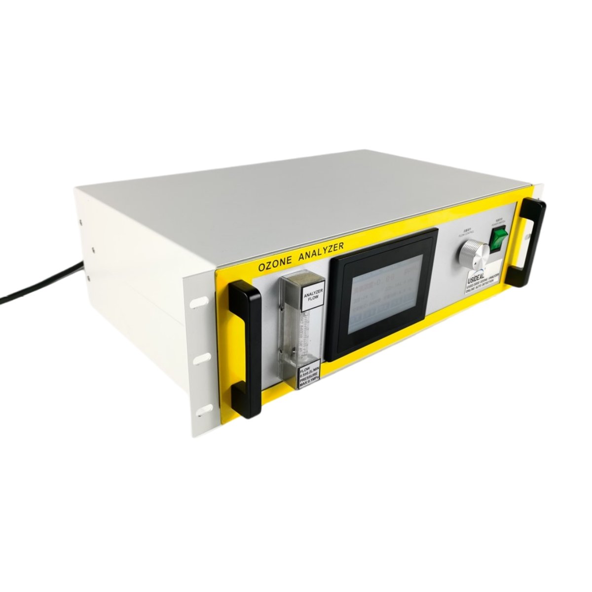 Portable Dual path UV absorption method ozone tester ozone detector with anti-corrosion flow meter