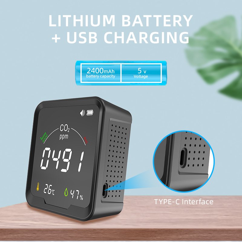 PTH-9C Carbon Dioxide Meter CO2 Monitor Digital CO2 Controller for Greenhouse, Home