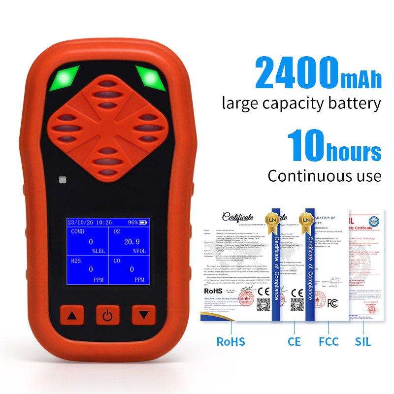 YA-CDX4 Chlorine Gas Detector Equipment CLO2 Concentration Tester Portable Chlorine Dioxide Tester Meter Analyzer