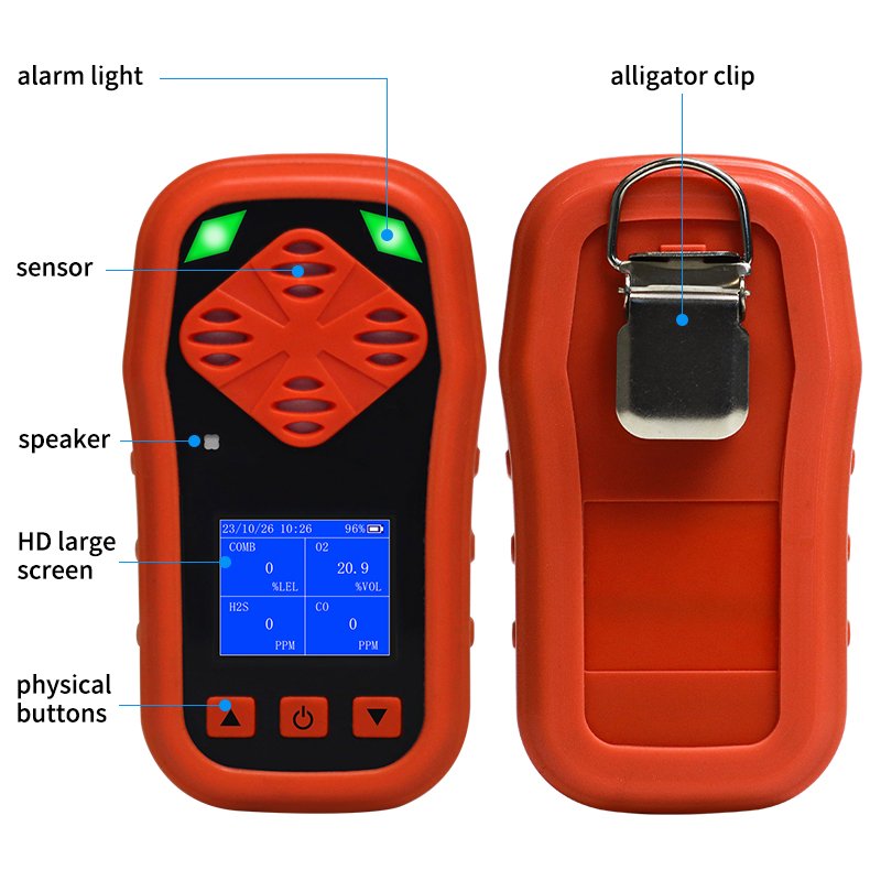 YA-CDX4 Chlorine Gas Detector Equipment CLO2 Concentration Tester Portable Chlorine Dioxide Tester Meter Analyzer