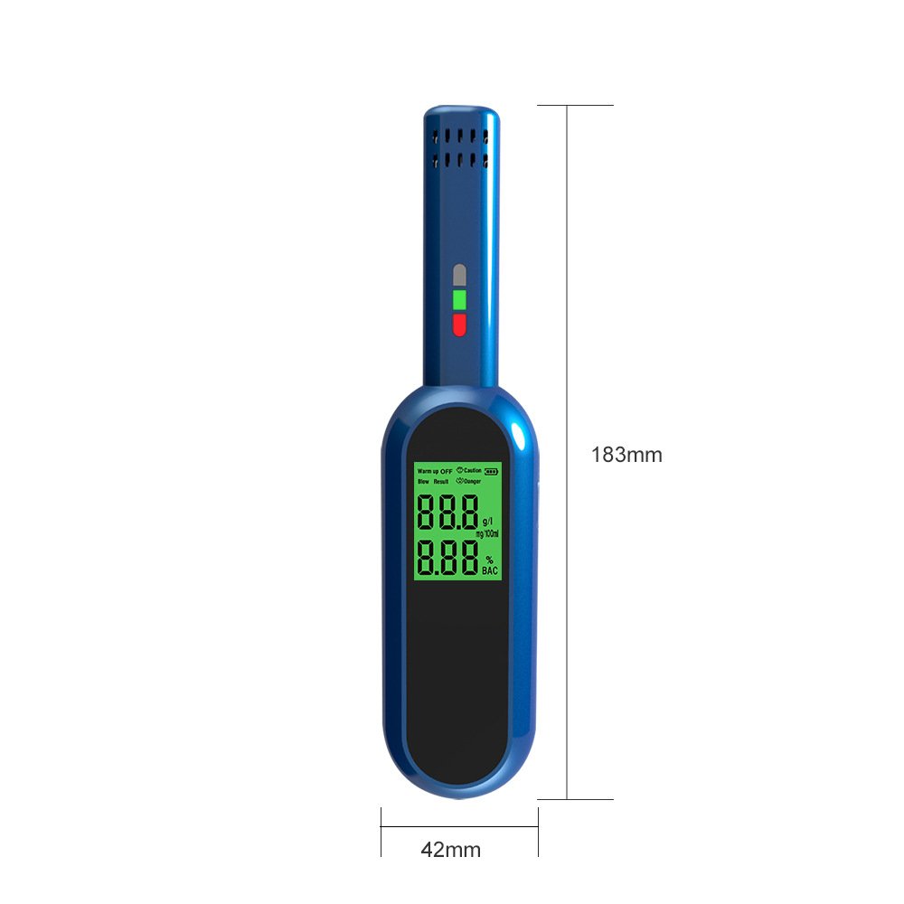 High Precision Air Blowing Alcohol Breath Tester Gas Analyzer Detector