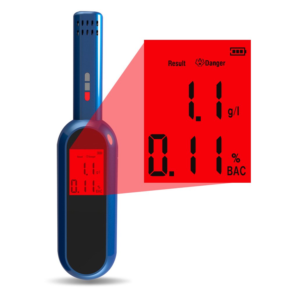High Precision Air Blowing Alcohol Breath Tester Gas Analyzer Detector