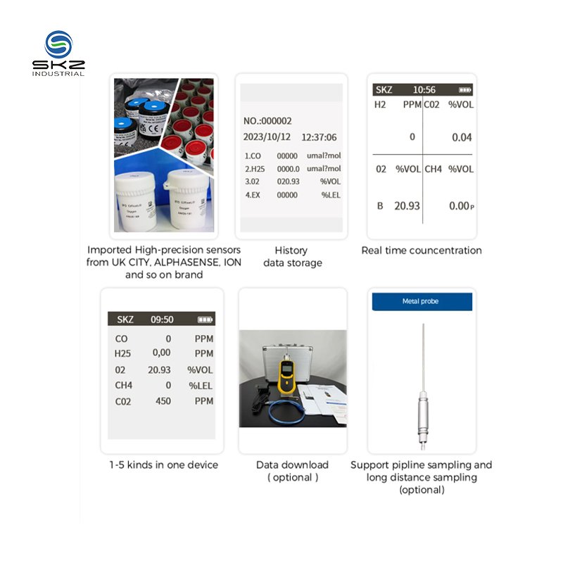 0-100%vol 2% FS handheld nitrogen purity analyzer N2 gas nitrogen purity tester nitrogen determination