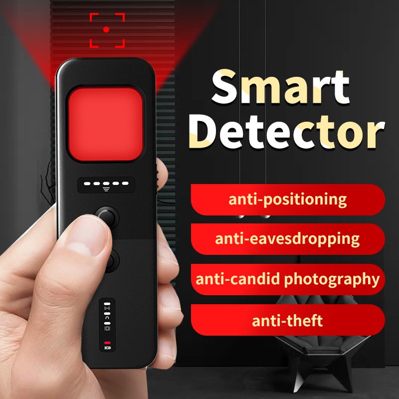 Hidden Camera Detectors Device Detector Anti Spy Camera Finder Rechargeable Anti-Theft Alarm Hotels and Bathroom