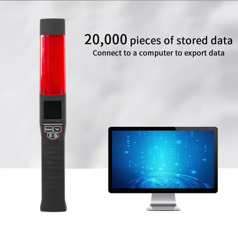 Customized 2023 New Portable handheld Quick check LCD Screen high precision alcohol breath tester Connect Printer