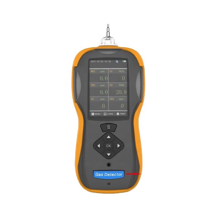 SafewilL Industrial Gas Leak Detector 6 Gas Detector Tester LCD Display Sound Light Shock Benzene Gas Detector
