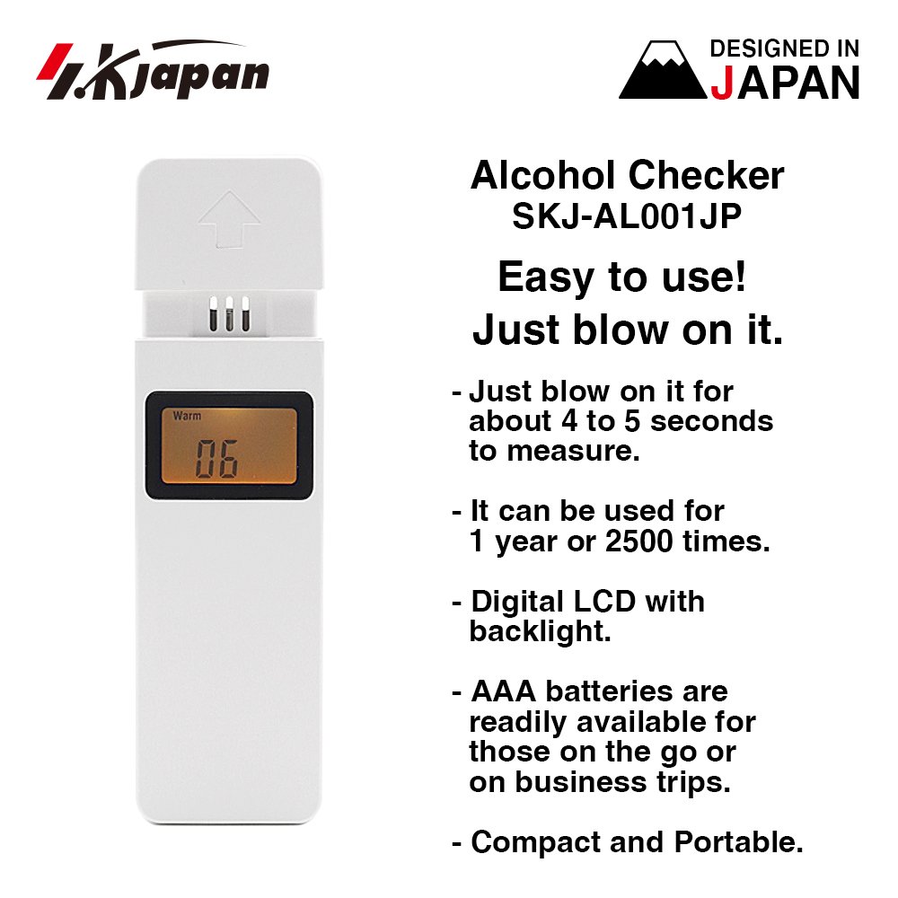 Durable semiconductor gas sensor content tester alcohol detector