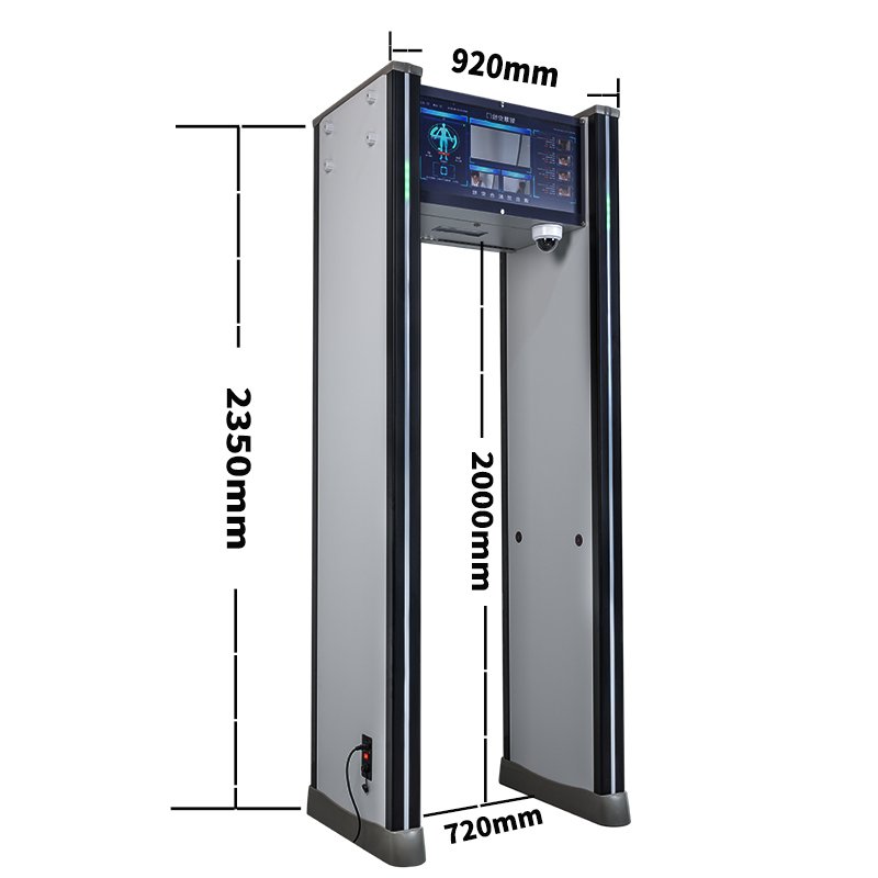 Highly Sensitive Metal Detector Walk Through Advanced Smart Metal Detector Gate