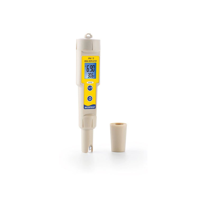 CE ROHS waterproof ph temperature tester with sensor long probe milk ph meter