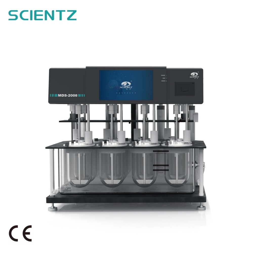 Scientz MDS-2008DS 8 Cups Testing Equipment Laboratory Instruments Dissolution Apparatus Dissolution Tester Tablet Dissolver