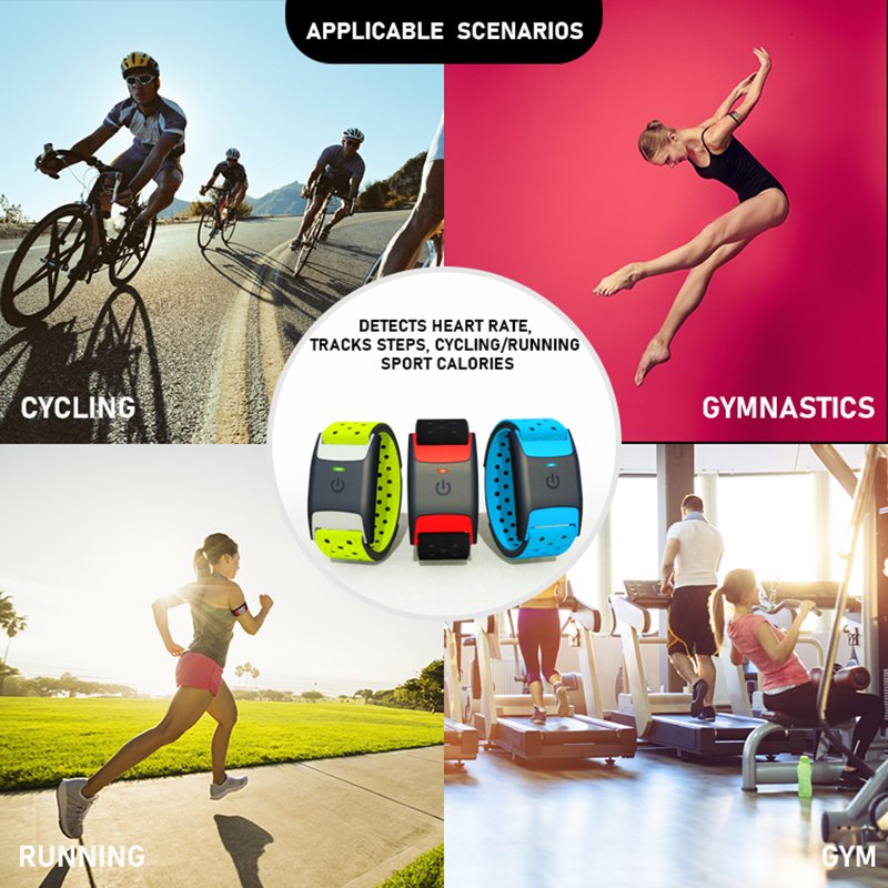 Customizable LOGO Group Fitness Heart Rate Monitor Sport With Heart Rate Monitor Football Player Heart Rate Monitor Armband