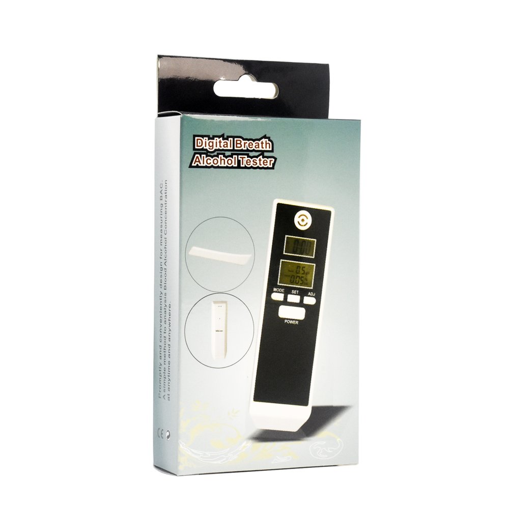 Innovative Gadgets Test Tool for Alcohol in Breath, Digital Alcohol Tester/Analyzer/Detector, Non Alcoholic Monitor