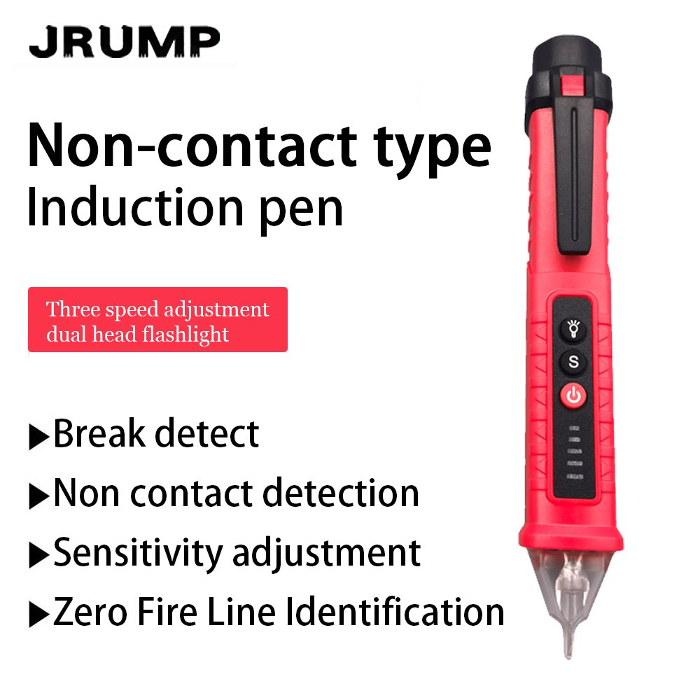 PZ8909 12-1000v AC Voltage Detector Non-contact Multifunctional Sound and Light Alarm Intelligent Voltage Sensing Test Pen