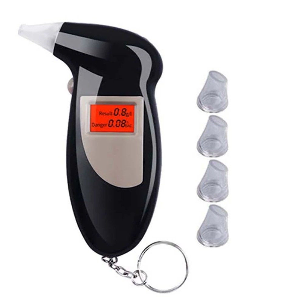 High Sensitivity Entrance Alcohol Sensor Blow Alcohol Test Mini Alkomat Portable Breathalyzer Digital Analyser Alcohol Tester