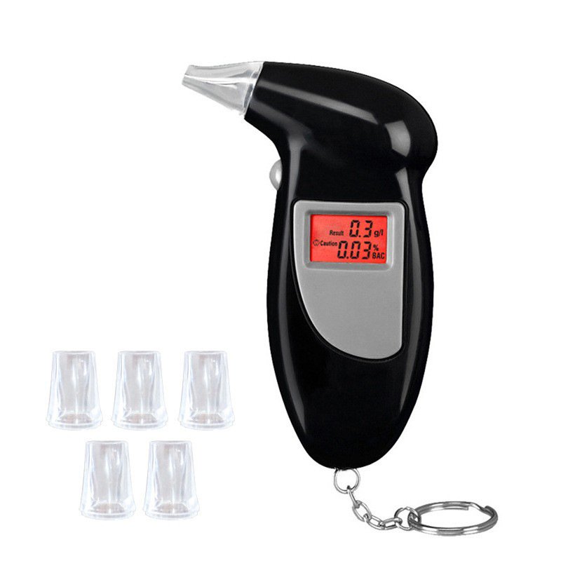 High Sensitivity Entrance Alcohol Sensor Blow Alcohol Test Mini Alkomat Portable Breathalyzer Digital Analyser Alcohol Tester