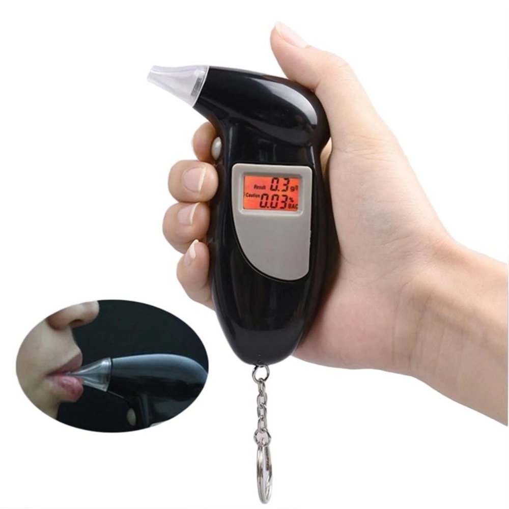 High Sensitivity Entrance Alcohol Sensor Blow Alcohol Test Mini Alkomat Portable Breathalyzer Digital Analyser Alcohol Tester