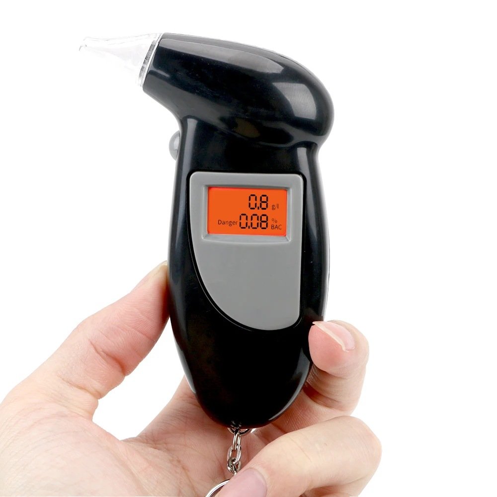 High Sensitivity Entrance Alcohol Sensor Blow Alcohol Test Mini Alkomat Portable Breathalyzer Digital Analyser Alcohol Tester
