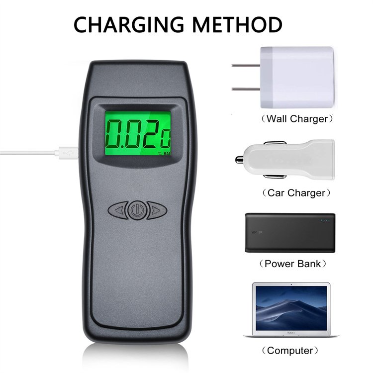 Portable Digital LCD Alcohol Detector Breathalyzer Alcohol Analyzer Alcohol Breathalyzer