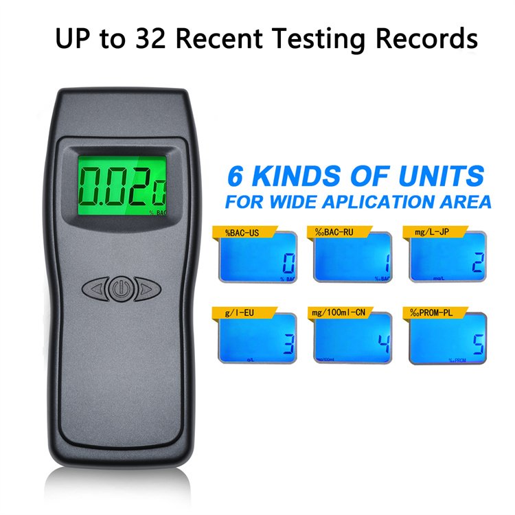 Portable Digital LCD Alcohol Detector Breathalyzer Alcohol Analyzer Alcohol Breathalyzer