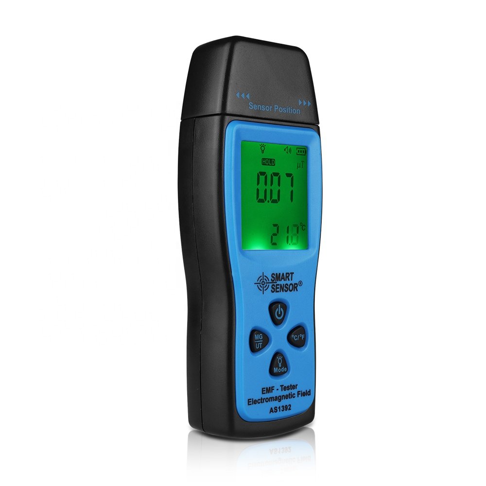 60pcs EMF Meter Tester the detection of the electric field, magnetic field, portable electromagnetic radiation detector