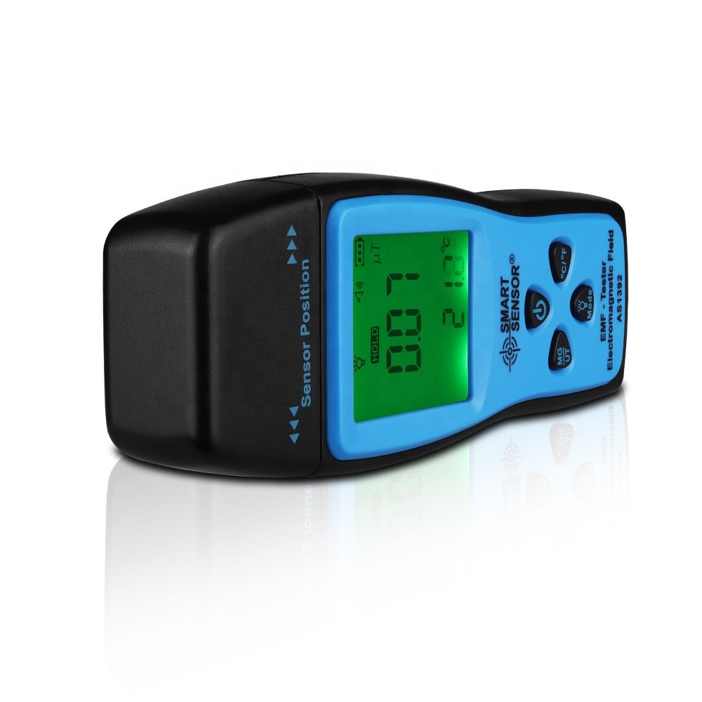 60pcs EMF Meter Tester the detection of the electric field, magnetic field, portable electromagnetic radiation detector