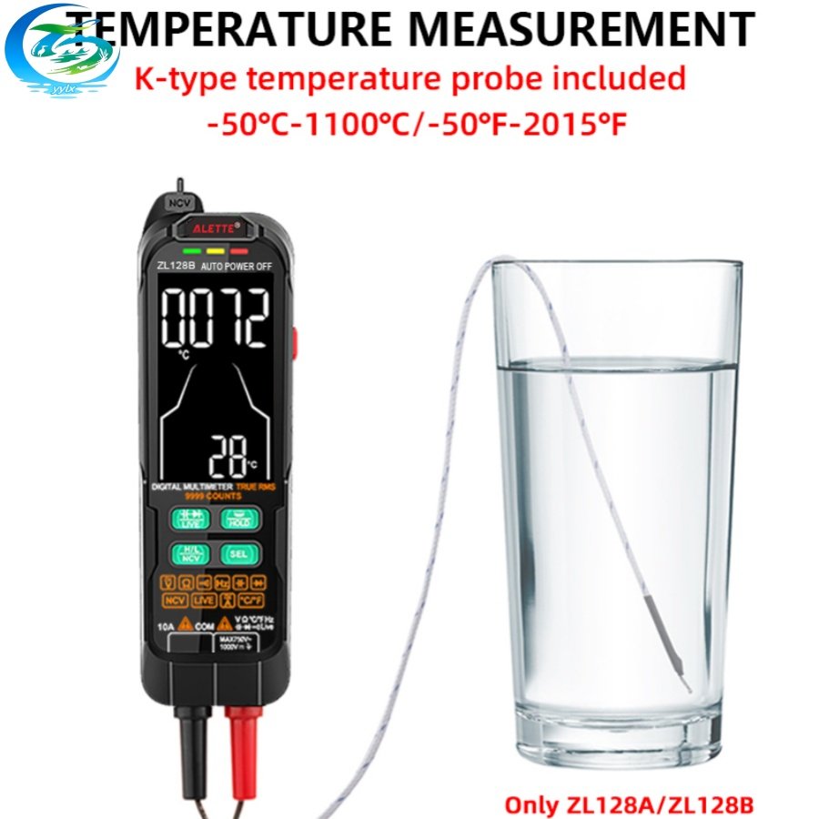 Popular USB digital multimeter Professional tester Instrument AC DC current Voltage detector Pen Capacitor temperature detector