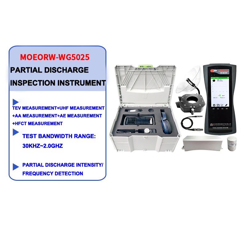 MOEORW-WG5025 Multi Functional Handheld Partial Discharge Detector Built-in Ultrasound TEV Partial Discharge Tester
