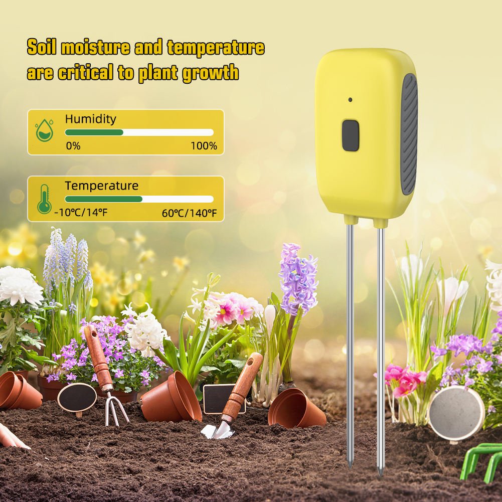 Soil Meter Smart Tuya Bluetooth Detector Tester Temperature Humidity Measuring Instrument Soil Moisture Meter