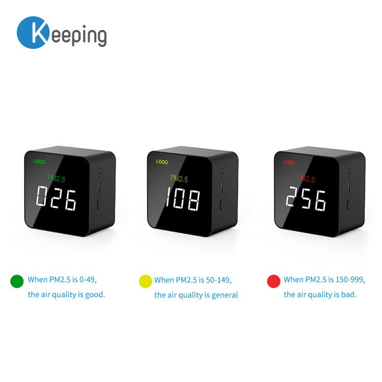 JC05 Lcd Display Monitor Measure Air Quality Monitor Detector Air Pollution Meter indoor air quality detectors