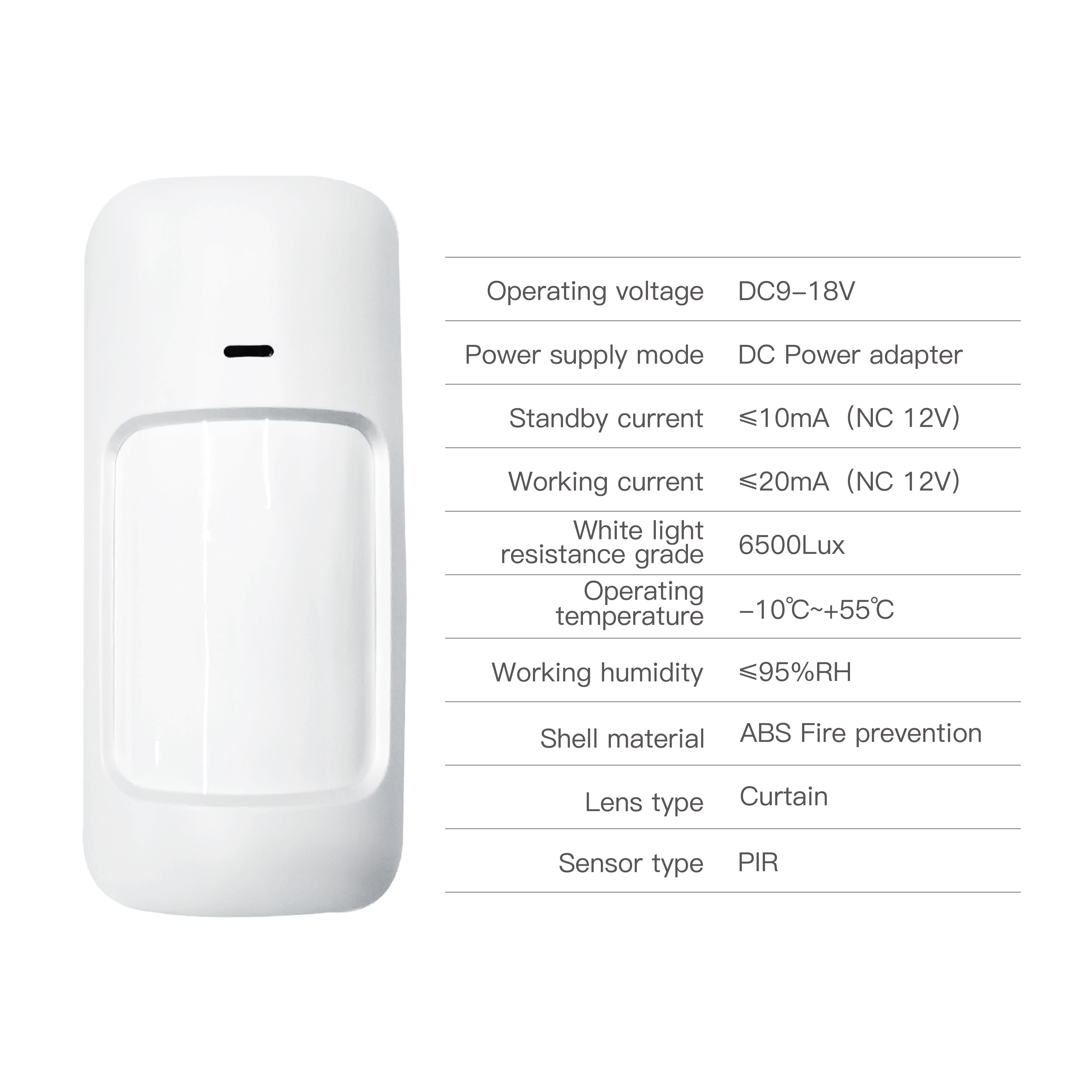 Home security infrared alarm motion wireless motion sensor pir motion detector sensors