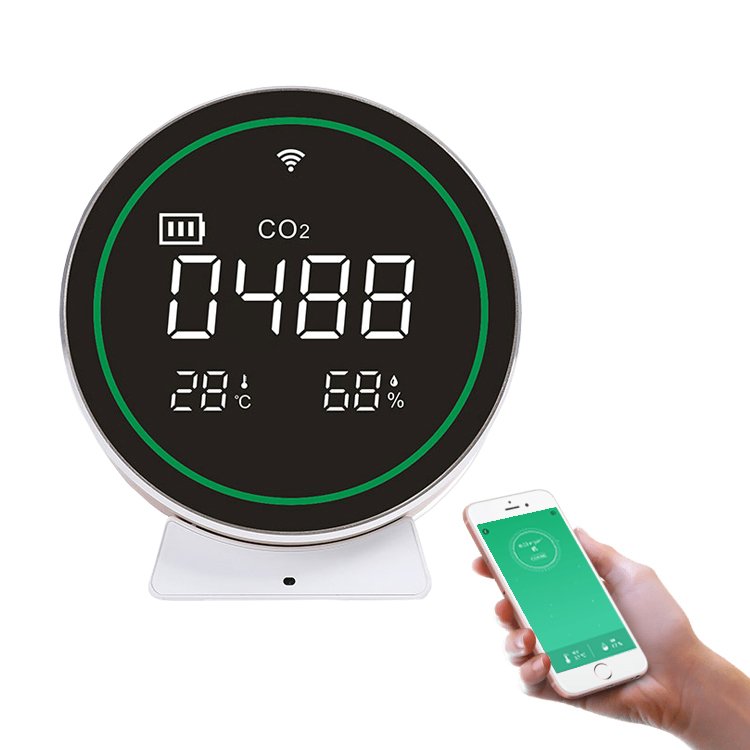 Professional Gas Analyzer CO2 Meter Monitor Air Detector Carbon Dioxide Detector NDIR CO2 Tester with Real -time Display