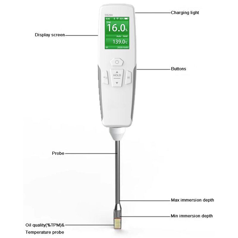 OS280 Cooking Oil Safety Detector Pocket Edible Oil Analyser