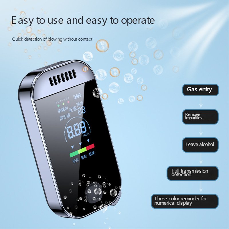 2024 C37 Spain Digital Breath Tester New Model Alcohol Breathalyzer Portable Breath Alcohol Tester detector Breathalyzer