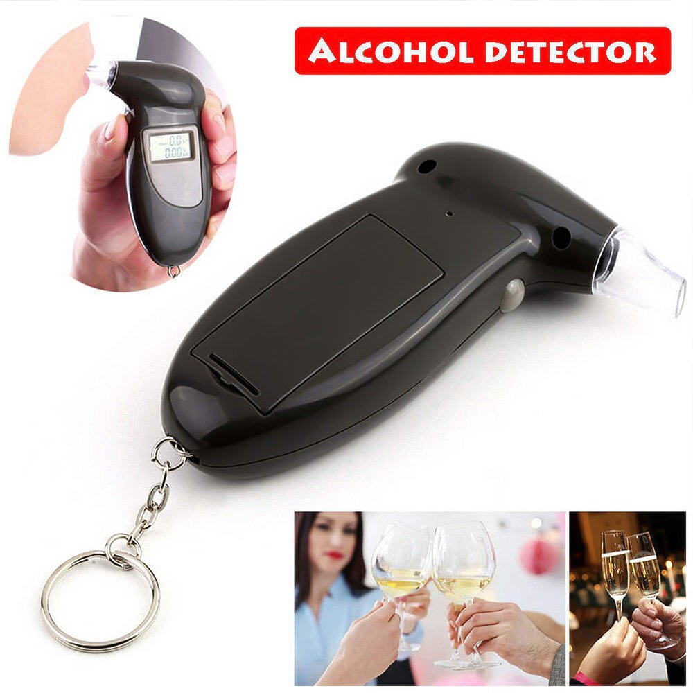 High Sensitivity Entrance Alcohol Sensor Blow Alcohol Test Mini Alkomat Portable Breathalyzer Digital Analyser Alcohol Tester