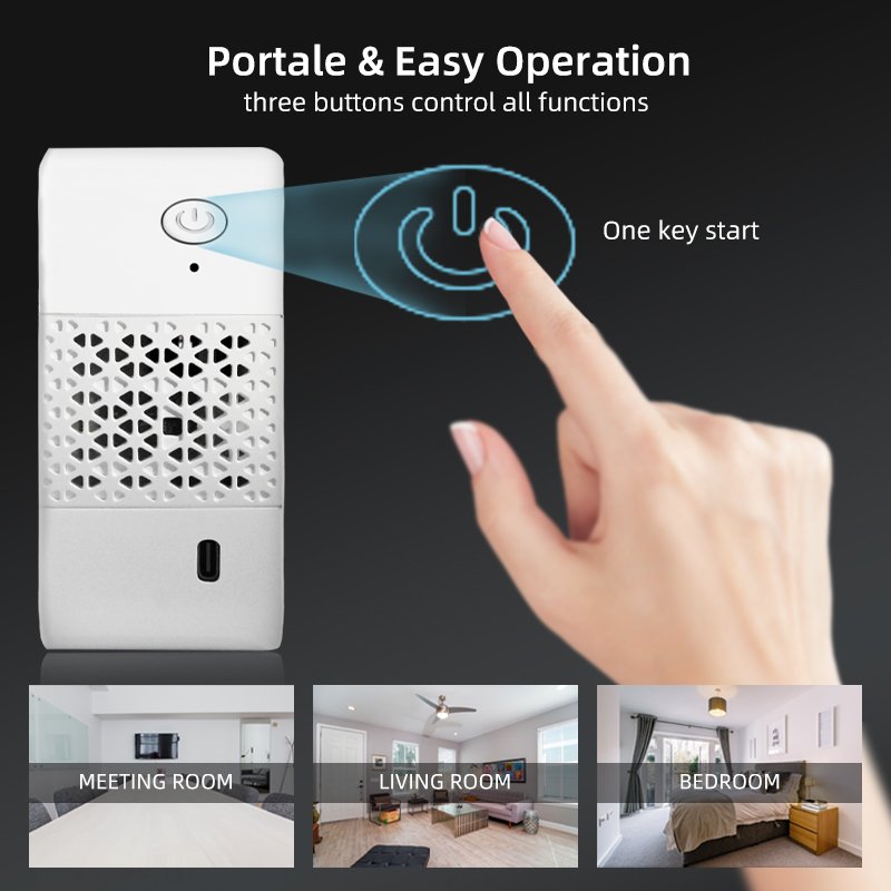 Home Use Smart Air Quality Monitor Infrared Sensor Carbon Dioxide Meter CO2 Detector Temperature Humidity Tester with Alarm