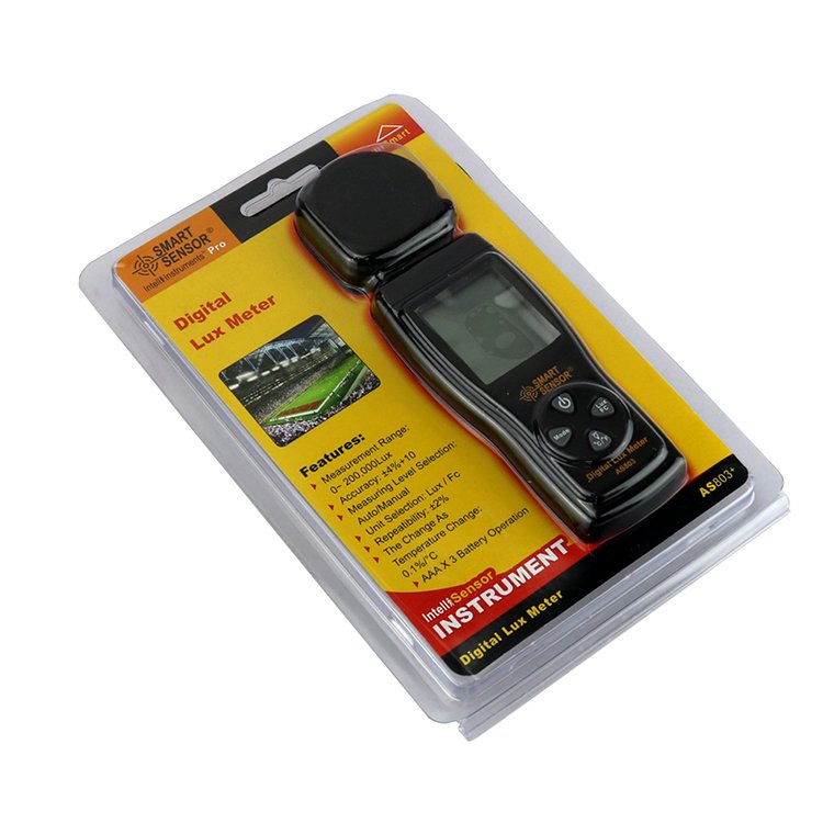 AS813 Economic price Smart Sensor Digital Mini spectrometer Actinometer light meter AS803 Lux Meter