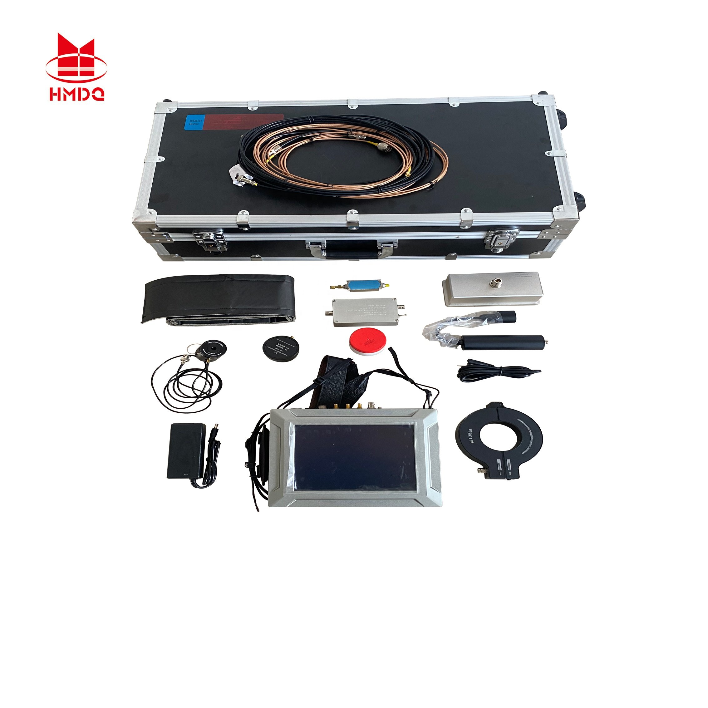 HMDQ 2/4 channel Handheld Partial Discharge Detector PD Analyzer with HFCT UHF AE TEV Sensor