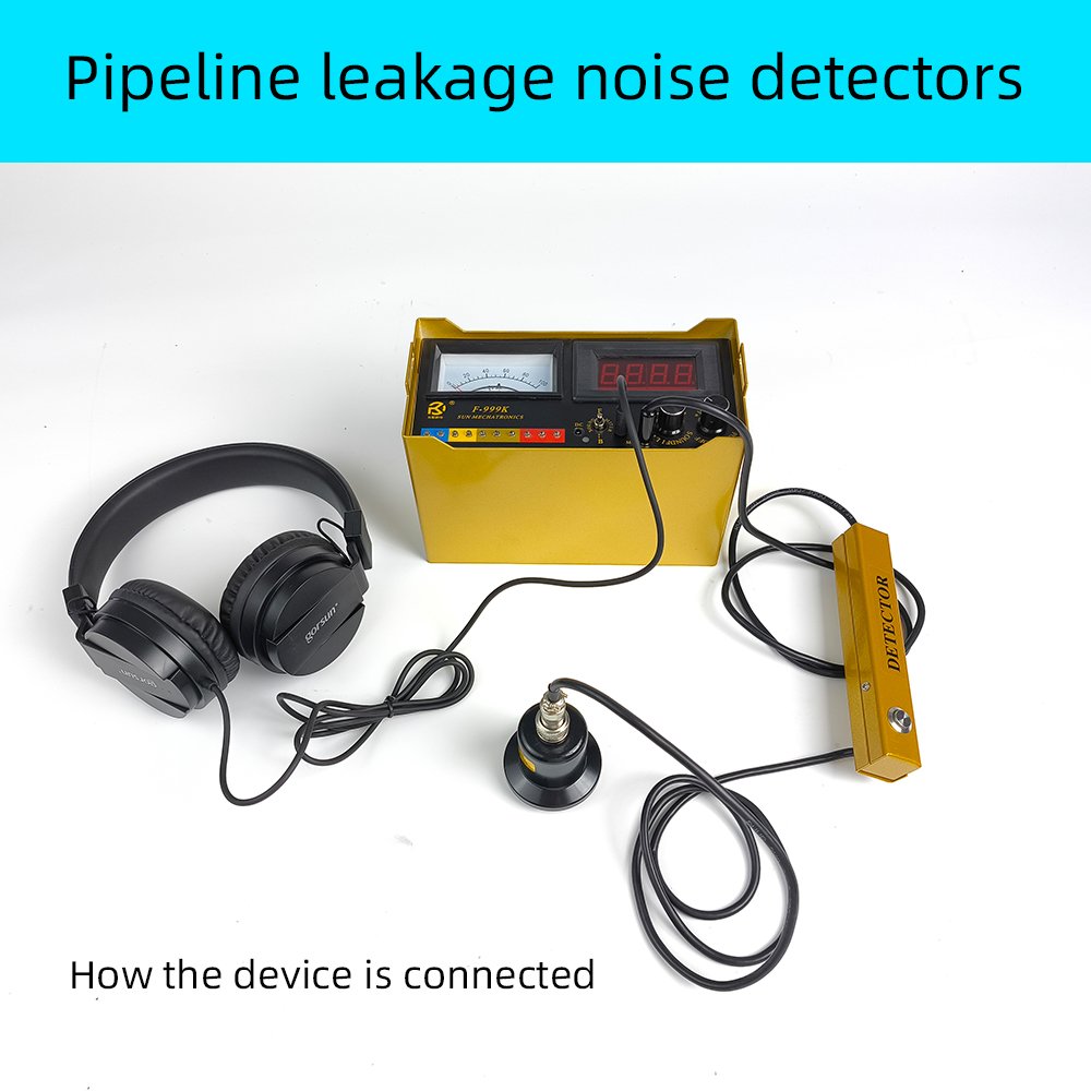 Professional High-Precision Digital Acoustic Water Leak Meter Multi-Function Smart Home Pipeline Leak Detector Industrial Metal