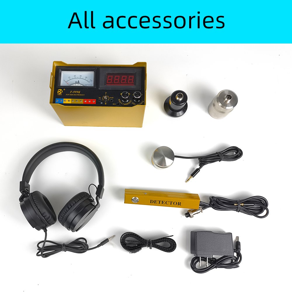Professional High-Precision Digital Acoustic Water Leak Meter Multi-Function Smart Home Pipeline Leak Detector Industrial Metal