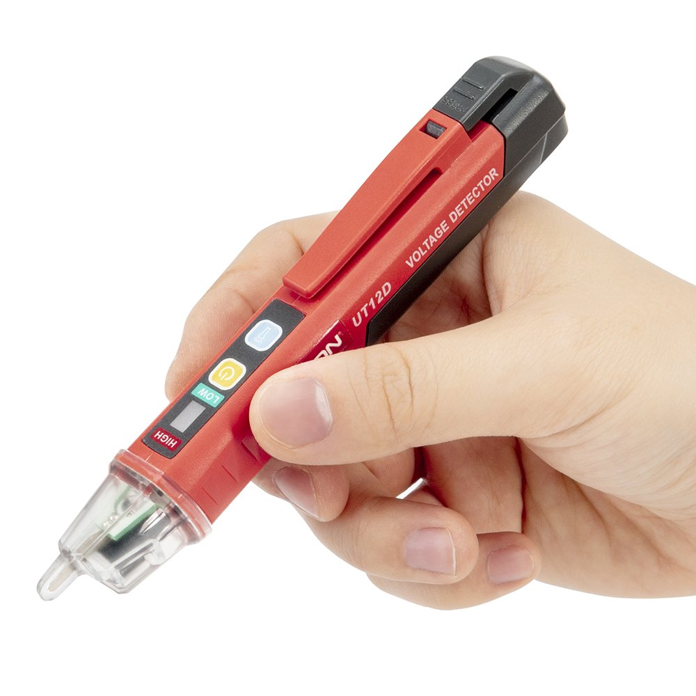Adjustable Sensitivity LED Flashlight Buzzer Alarm Non-Contact Volta Detector Tester Pen 1-Year Warranty Electronic Power ODM