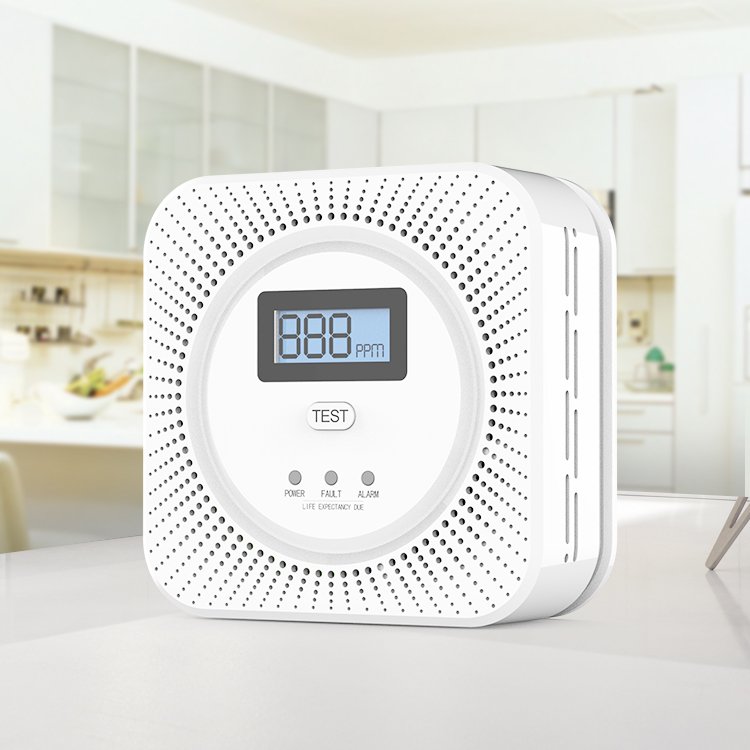 Safewill Hot Selling Wifi Smart Home Air Monitor CO alarm CH4 Gas Detector 2 in1 CO Gas Leak Detector with Tuya