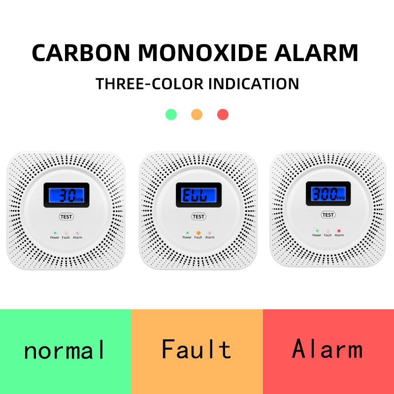 Safewill Hot Selling Wifi Smart Home Air Monitor CO alarm CH4 Gas Detector 2 in1 CO Gas Leak Detector with Tuya
