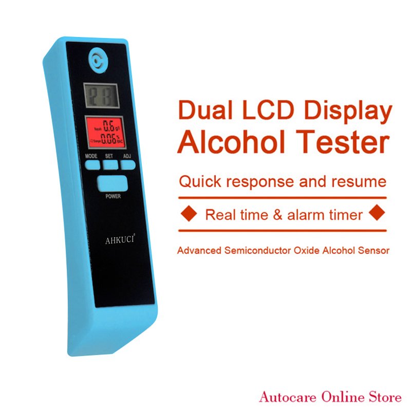 Manufacturer(original factory) new Blue color Safety Alcohol Detector Digital LCD Backlit Car Breath Alcohol Tester , AT-661s