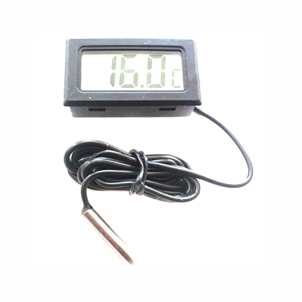 FY-10 2M 3M 5M LED Digital Thermometer Temperature Sensor Meter Detector Tester 5V 12V for Car Indoor Baby Bath Incubator