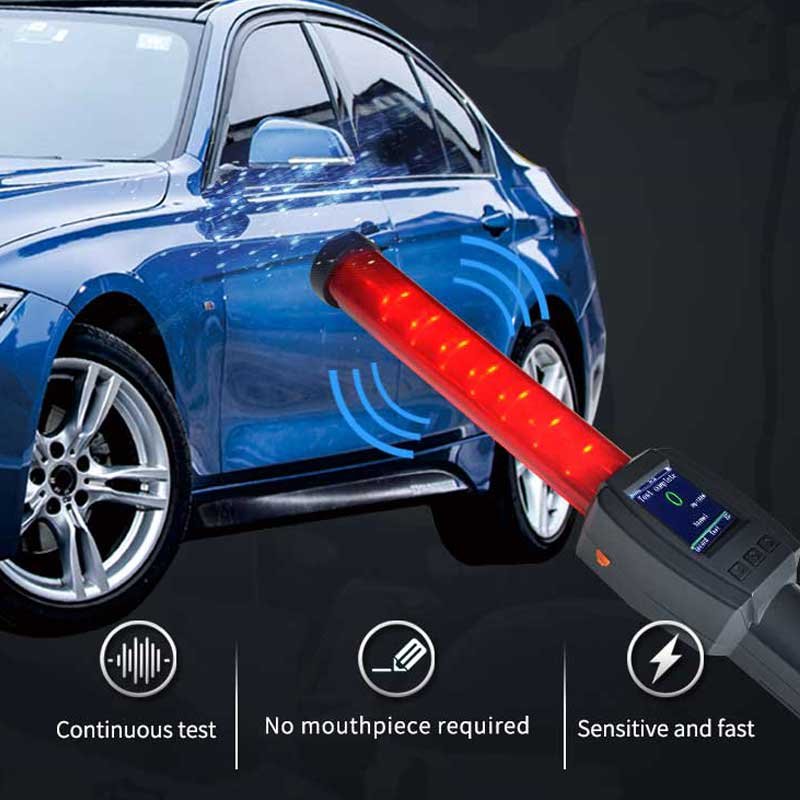 3.7V 2000 mAH Rechargeable ZM2100 Handheld Rapid Breath Alcohol Tester Non-Contact Highly Sensitive Alcohol Detector