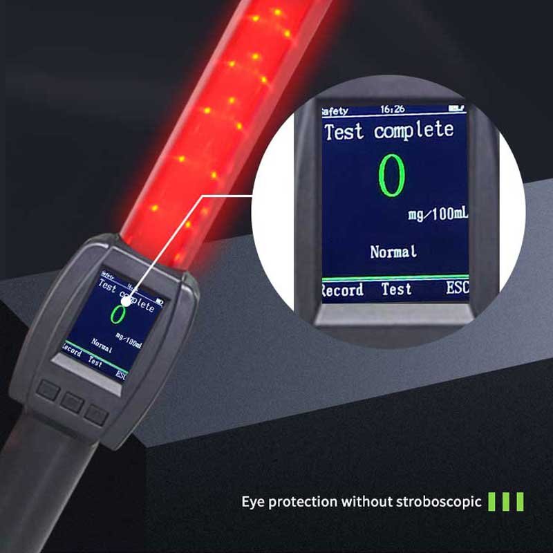 3.7V 2000 mAH Rechargeable ZM2100 Handheld Rapid Breath Alcohol Tester Non-Contact Highly Sensitive Alcohol Detector