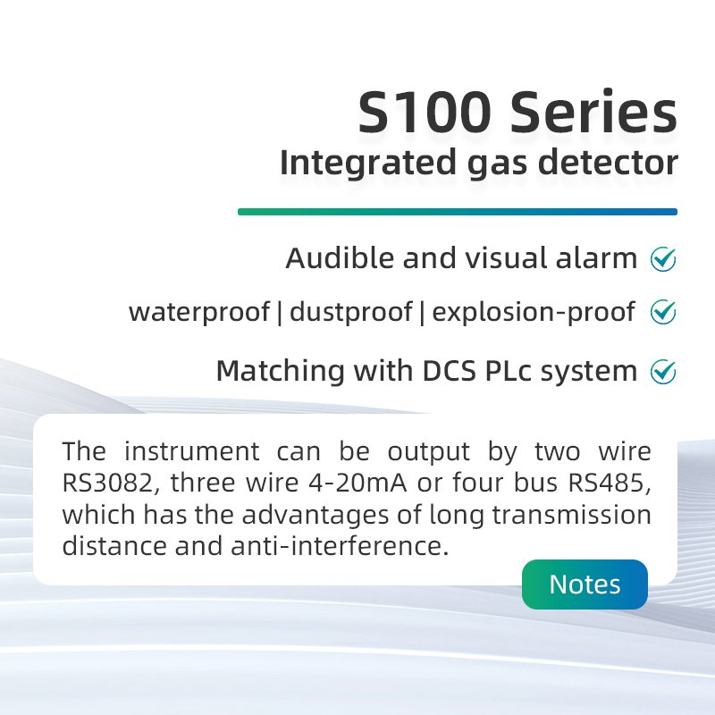 Zhongan S101 point type three-wire gas detector gas leak tester