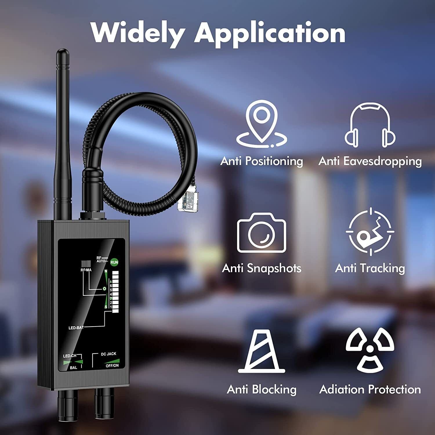 Bug Detectors Signal Detector Camera Laser Finder Listening Detector