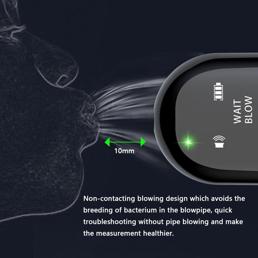 Breathalyzers for Alcohol Fast Accurate BAC Home Alcohol Test Alcohol Breathalyzer Tester with Easy USB-C Charging