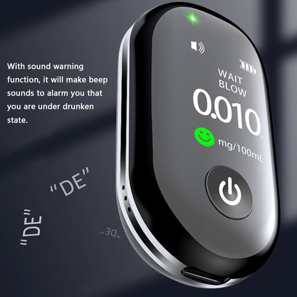 Breathalyzers for Alcohol Fast Accurate BAC Home Alcohol Test Alcohol Breathalyzer Tester with Easy USB-C Charging